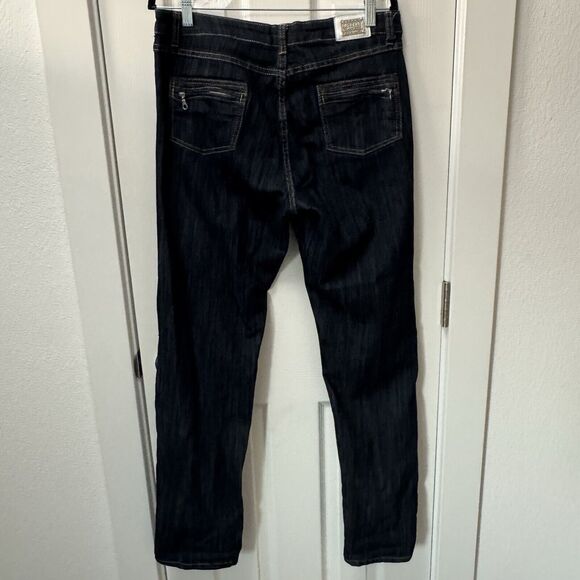 Exocet Blue Jeans Straigh Leg Denim‎ Dark Wash Women's Size 14 - Picture 6 of 8
